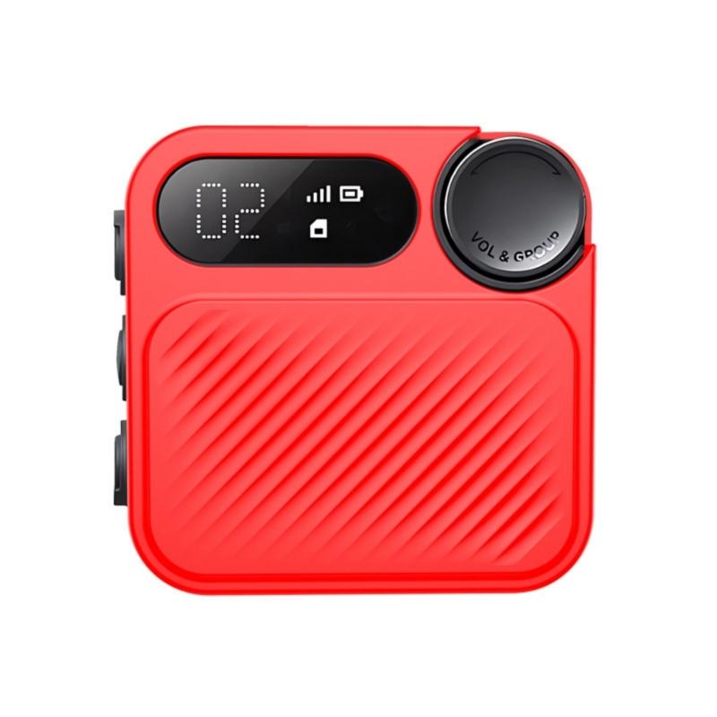 

Strong Silicone Cover Lightweight Silicone Shell Offering Drop Protections & Secure fitting for Walkies Talkies червоний