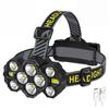 MengPao 10-Core LED COB USB Rechargeable Headlamp