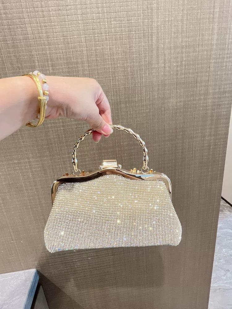 Rhinestone dinner clutch bag women 2025 new mother handbag banquet cheongsam bag