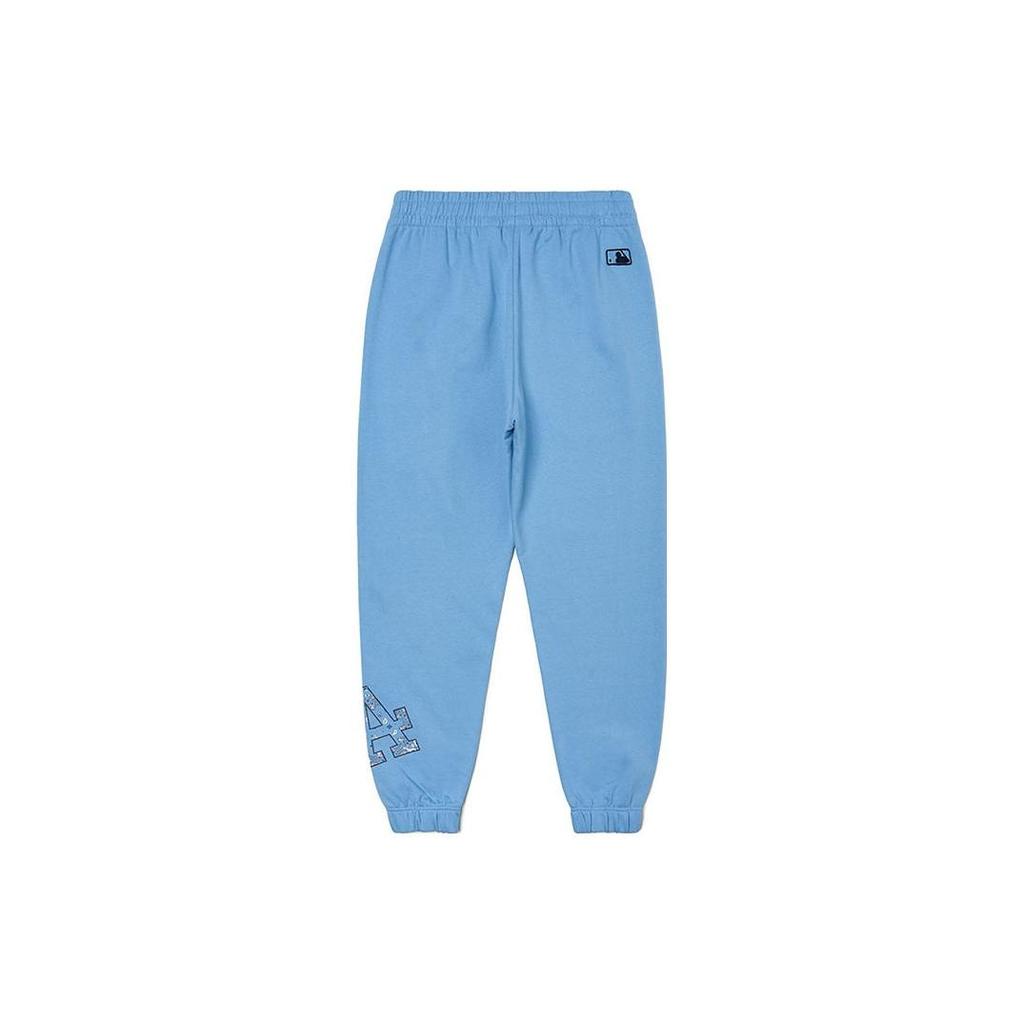 MLB Los Angeles Dodgers Letter Print Pattern Jogger Knit Pants Unisex pants Blue 3APTI0126-07BLL