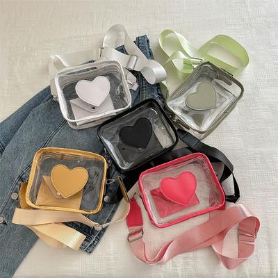 Japanese Cute Small Bag for Women New Fashion Casual Contrast Jelly Bag for Women with Fashionable Temperament and Girl Crossbody Bag