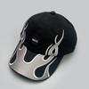 Heavy Industry High Quality Flame Flag Niche Baseball Cap Men'S And Women'S Shade Color Matching Personality Hip Hop Cap
