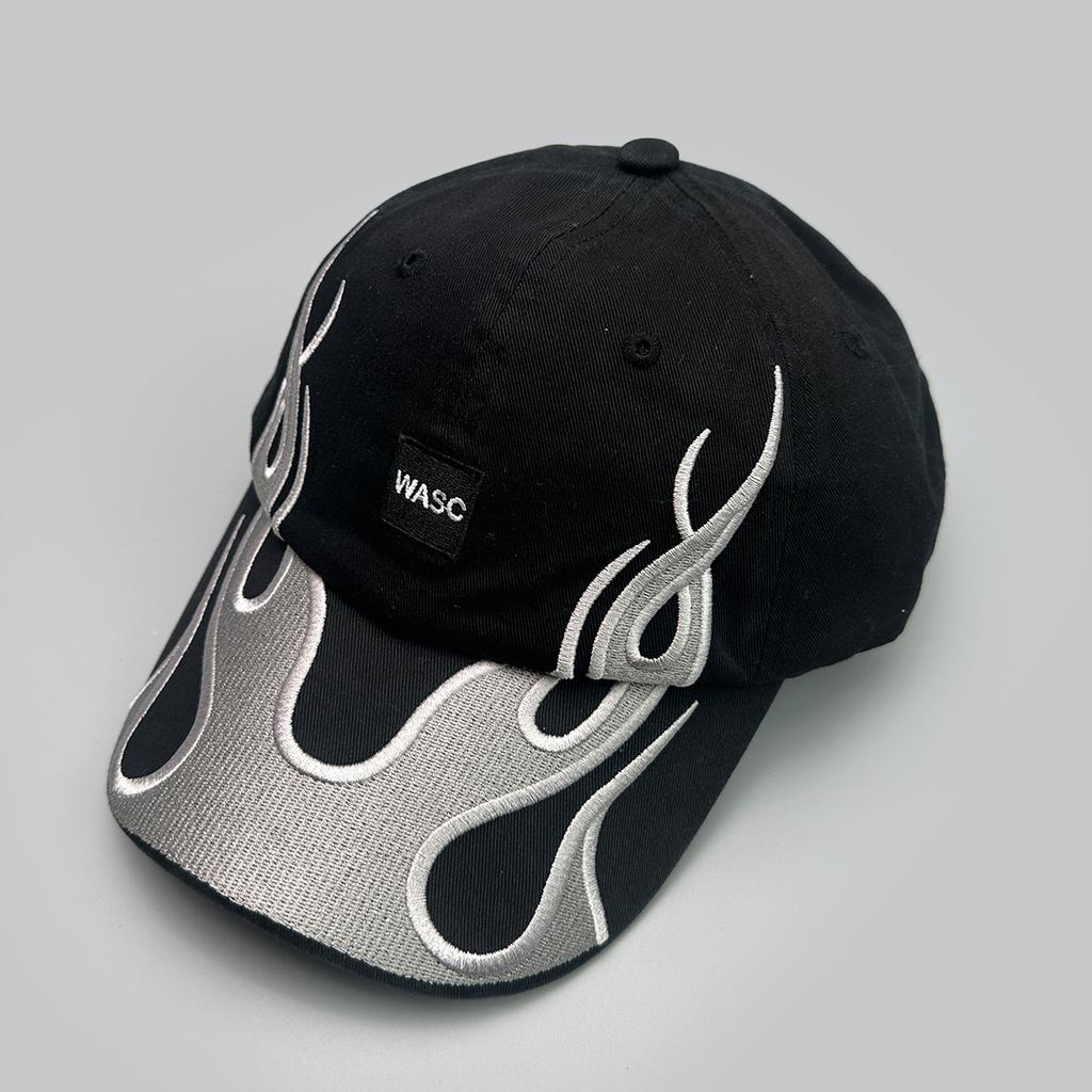 Heavy Industry High Quality Flame Flag Niche Baseball Cap Men'S And Women'S Shade Color Matching Personality Hip Hop Cap
