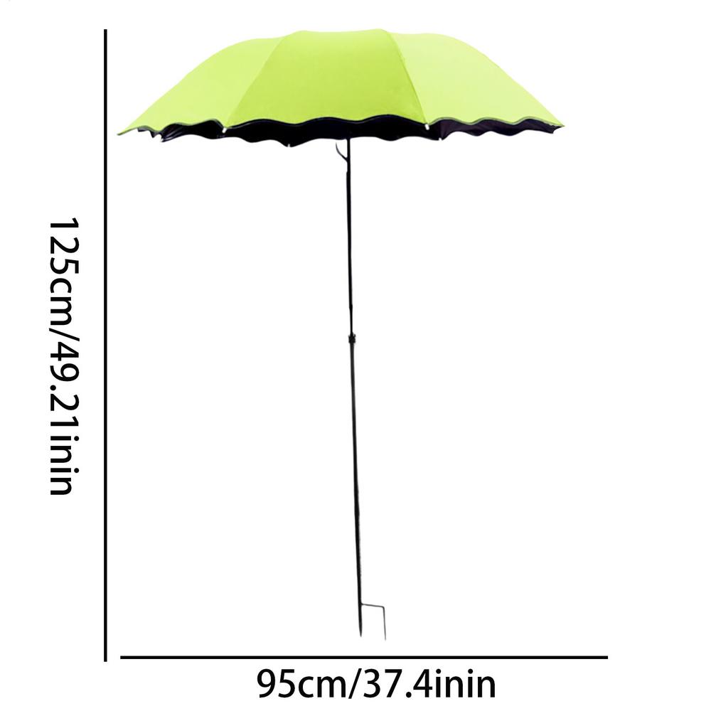 125x95cm Plant Shade Umbrella Garden Flowers Shade Parasol Patio Plants Umbrella For Gardeners Outside Yard Patio Porch