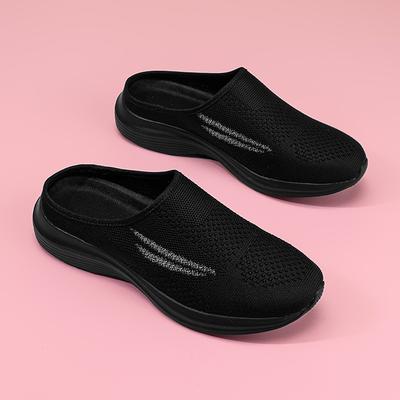 2025 Summer New Breathable Mesh Shoes Outdoor Non Slip Walking Shoes Comfortable Sandals Women's Slippers Casual Fun Shoes