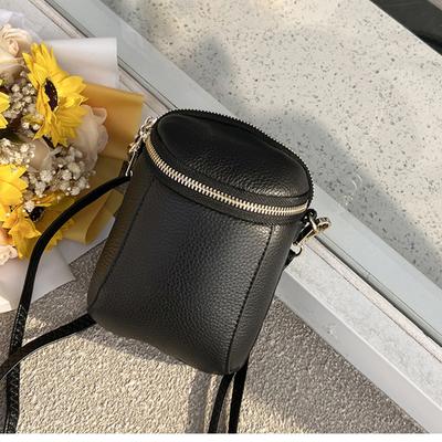 High-quality Soft Genuine Leather Mobile Phone Bag New Mini Cross-body Bag Texture Top Layer Cowhide Shoulder Bag for Women