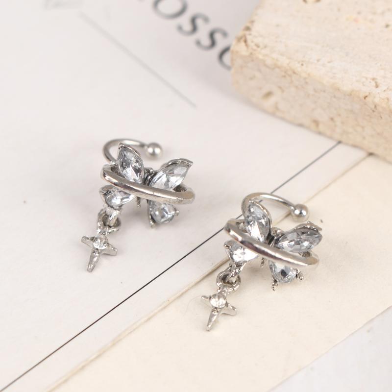 Butterfly Star Ear Bone Clip Ear Studs New Fashion Earrings For Women Cochlea Jewelry Accessories
