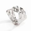 Bracelet Métal Surface Lisse Design Tendance, Bracelet Personnalisé Géométrique Creux Ouverture Croisée