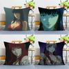 1PC Sexy Anime Girls Pillow Case Square  Bedroom Sofa Leisure Comfort Cushion Car Home Decoration