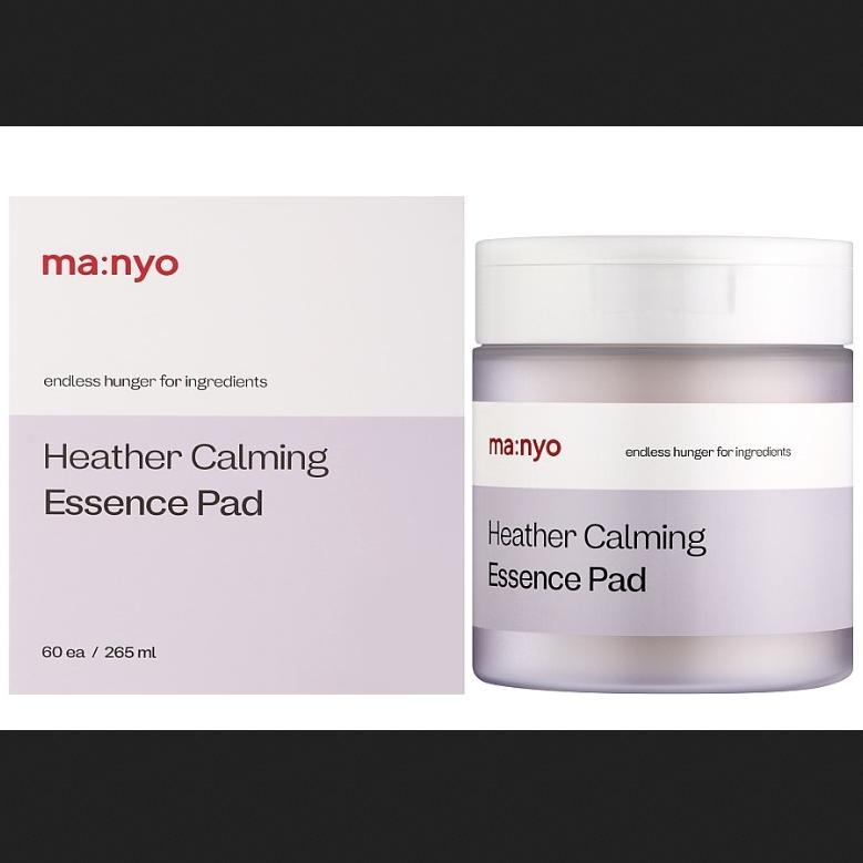 MANYO Factory Heather Calming Essence Pad 60sheets/ Nourishing, Moisturizing, Korean Cosmetics, Kbeauty
