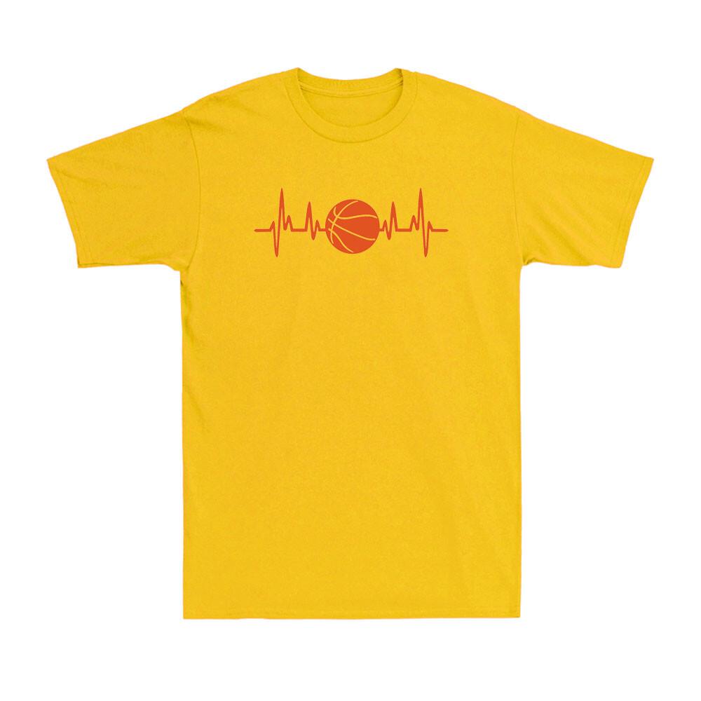 Heartbeat Basketball Funny Basketball Player Sportsunisex Gift Unisexs Tshirt
