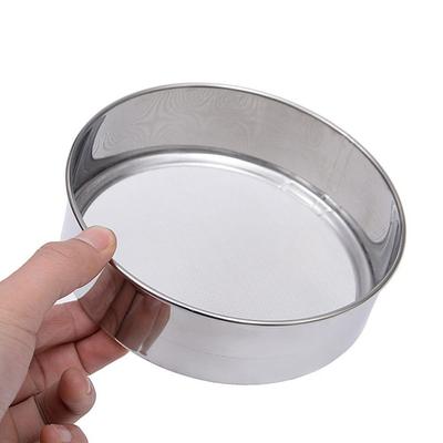 Backwerkzeuge Küchenutensilien Sieb Puder-Sieb Mehl-Sieb Zucker-Filter-Gewebe Sieben