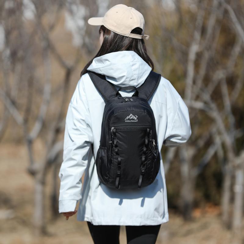Schoolbag Lightweight Mountaineering Bag Outdoor Sports Foldable Riding Backpack Water-proof Multifunctional Layered Backpack