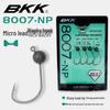 BKK Micro Lead Head Resin Tungsten Inchwacky Lure Hook for Soft Worm Bait - Black Pit Perch.