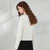 CHUYU Women's Fall Slim-Fit Long Sleeve Crew Neck Texture T-Shirt
