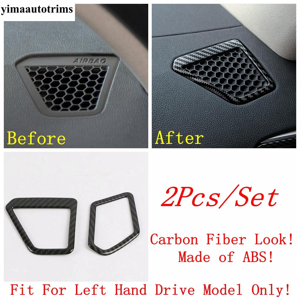 Head Lamp Handle Bowl Dashboard Gear Box Panel Cover Kit Trim ABS Carbon Fiber Look Accessories For BMW 3 Series G20  - 2024