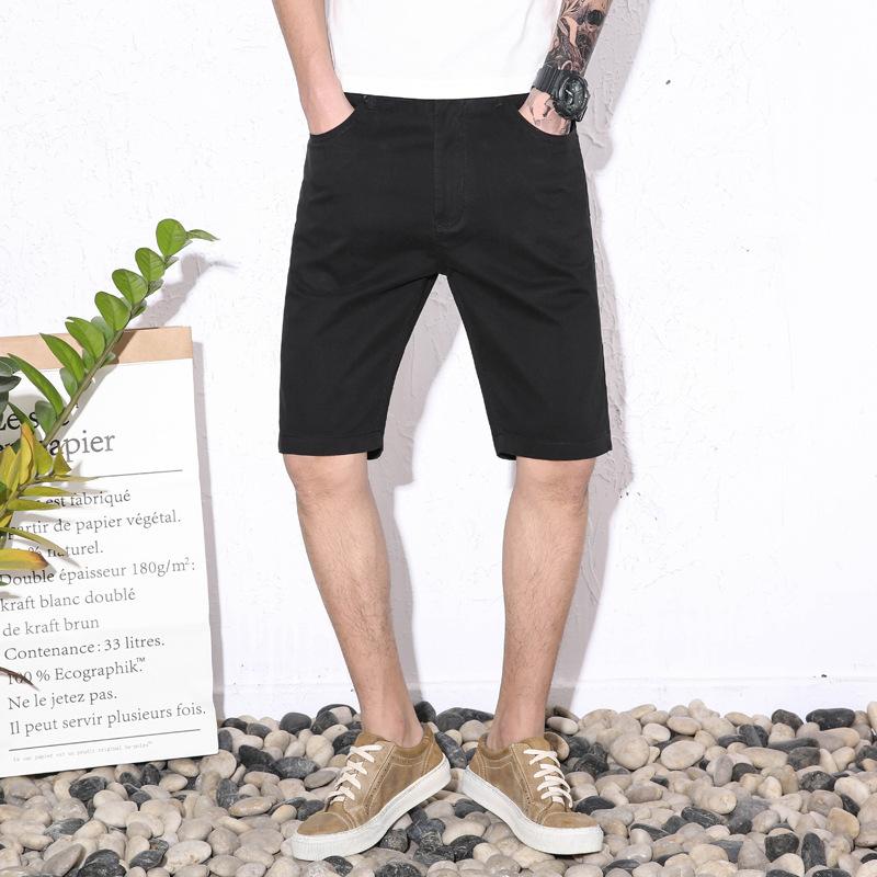 Spring And Summer Men'S Casual Shorts With Micro Elasticity And Versatile Men'S Five Quarter Pants