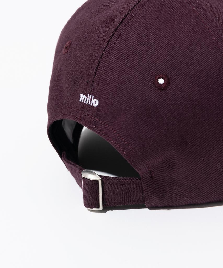 MILLO ARCHIVE Holiday Signature Ball Cap [Burgundy]