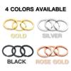 20pcs Zinc Alloy Key Rings 15/20/25/30/35mm Round Flat Line Split Rings Keyring For DIY Jewelry Making Keychain Findings