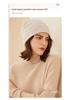 Women's 100% Pure Cashmere Hat: Warm, Double-Layered, New Color Yarn for Autumn and Winter.