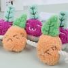Jouet corde à tirer pour chien, balle en peluche couinante, jouet à mâcher pour chien, guirlande de carottes, jouet interactif pour chiens, nettoyage des dents, divertissement