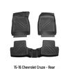 TPE Eco-Friendly Floor Mats for 2015-2016 Chevrolet Cruze Interior Modification