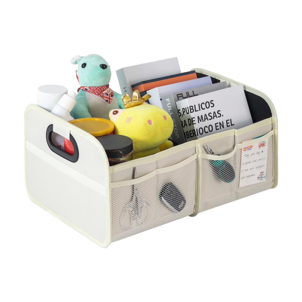Cross-Border Car Trunk Organizer: Foldable Large Capacity Storage Box with Oxford Cloth