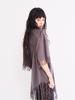 ASIF CALIE Gurls Oversized-Fit Fringe T-Shirt Brown