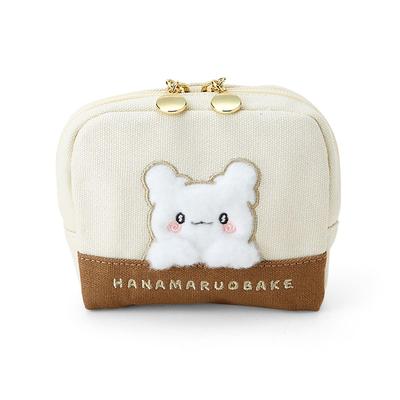 Sanrio Pouch Hanamaru 13cm Wide X 4cm Deep X 10cm Polyester and 931012 (Always Together!) Ghost, Approx. High, Cotton,