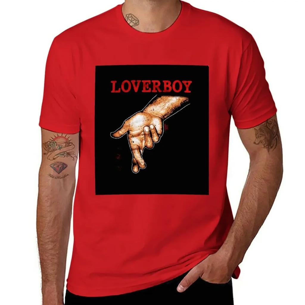 Band rock loverboy logo T-Shirt heavyweights sweat Men's t shirts