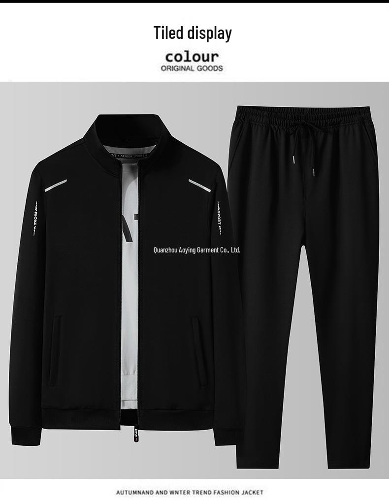 2024 Men's Plus Velvet Hoodie Set