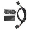 1 auf 2 Erweiterungs-Hub Splitter Adapter Hochgeschwindigkeitsübertragung 9 Pin auf Doppel 9 Pin Motherboard USB 2.0 Adapter