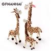 1pc 20-35cm 6 Styles Madagascar Plush Toy Stuffed Soft Animal Dolls Giraffe Hippo Lion Penguin Zebra Lemurs Figure Gift for Kids