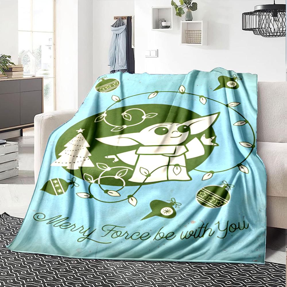 Star Wars Blanket Warmthful Decor Perfect for Picnics Livingroom Couch for All Seasons Modern Style Suitable for Gifting Relatives and Friends