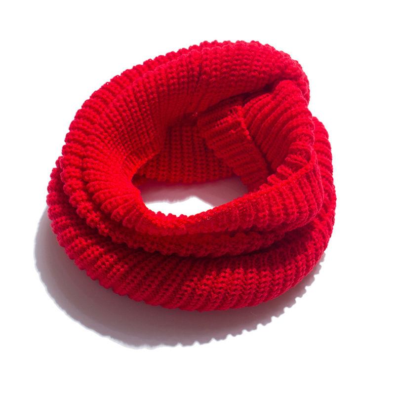 Autumn and Head Pin Woven Scarf Scarf Keep Scarf Two-Loop Warm Fashion Winter Wool