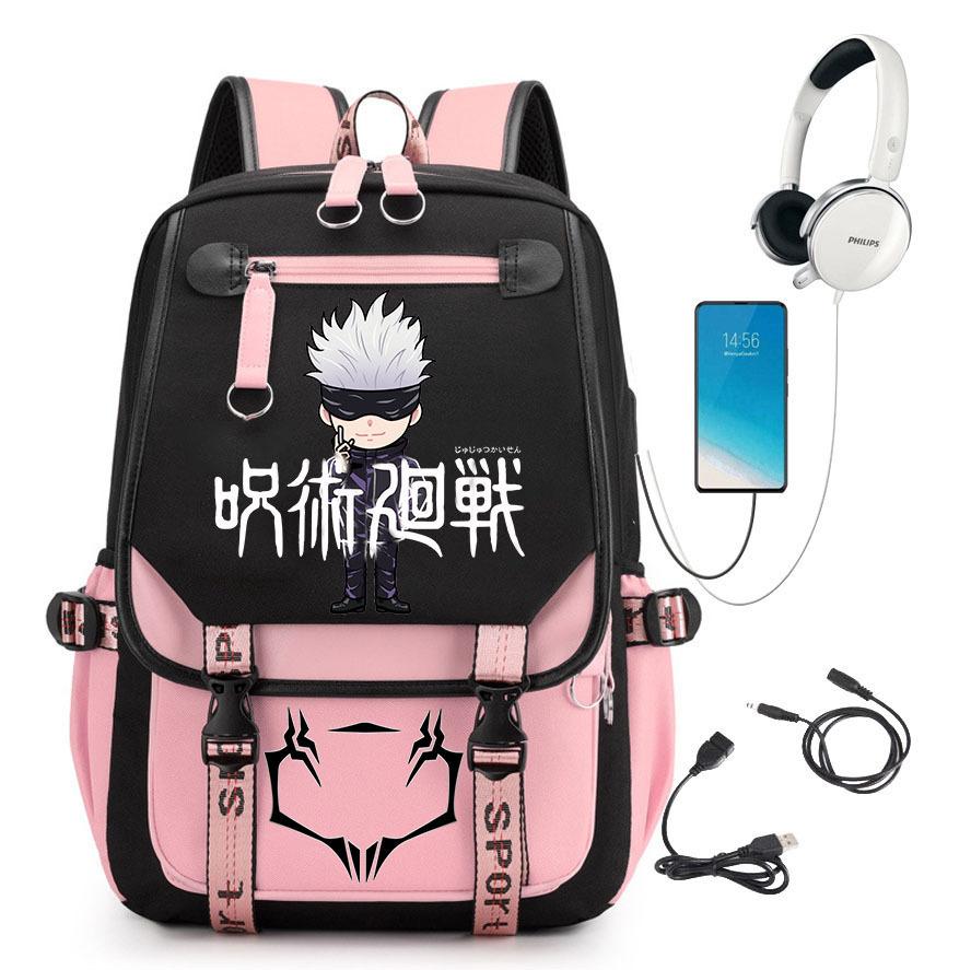 Popular Riman Peripheral Backpack Youth Student School Bag Usb Large Capacity Student Computer Bag