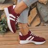 Lente Casual Sportschoenen voor Dames | Dikke Zool, Hoogte Verhogend, Veelzijdig, Retro Casual Schoenen, Gestreept Ontwerp, Damesschoenen, Sportschoenen