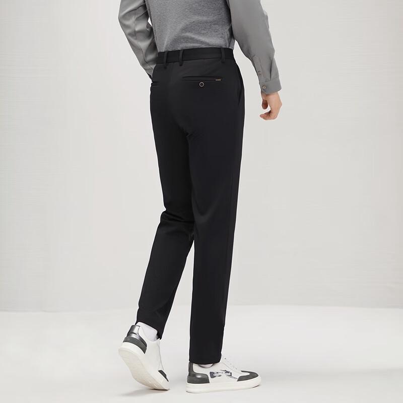 Septwolves Men's Thermal Brushed Straight-Leg Casual Pants