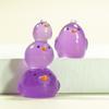 Illuminated DIY Resin Car Interior Decorations - Cartoon Chicken Ornaments
