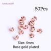 DIY Jewelry Making Accessories 18K Gold Plated Brass Crimp Bead,Lobster Clasps,Protector For Jewelry,Supplies For Jewelry