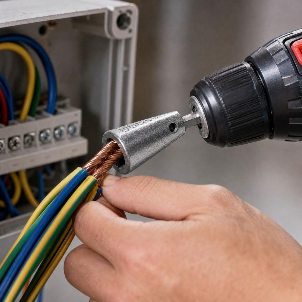 Wire Twister Tool for Electricians, Multi-Strand Wire Twisting and Cable Winding, Portable Wiring for Quick Connections