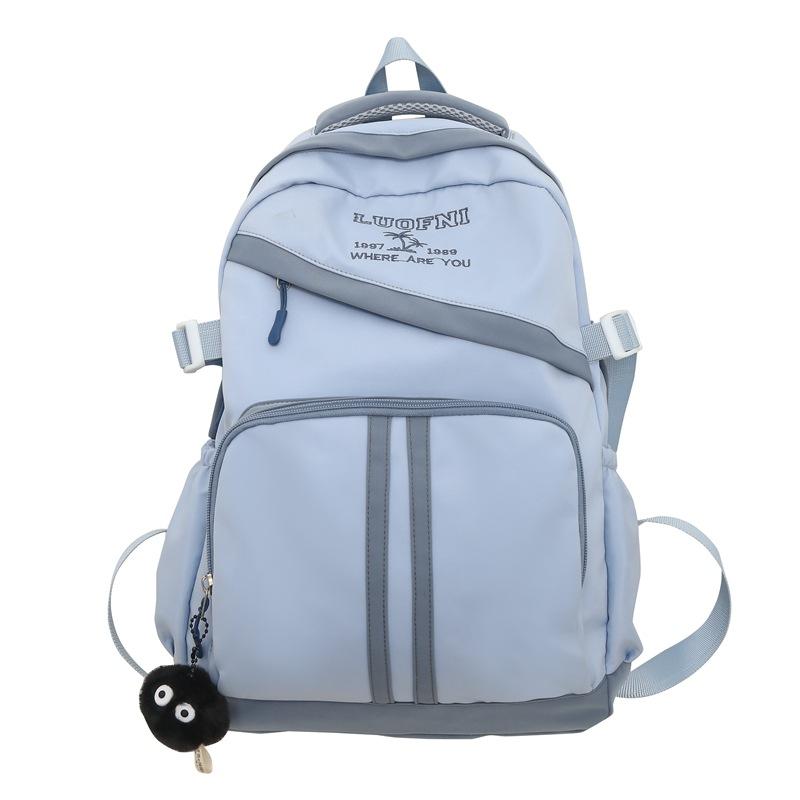 Backpack Korean Large Capacity College Student Schoolbag New Trendy Casual Fashion Backpack