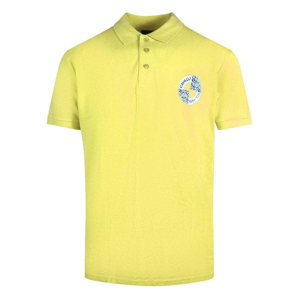 Cavalli Class Men's Circle Logo Polo Shirt