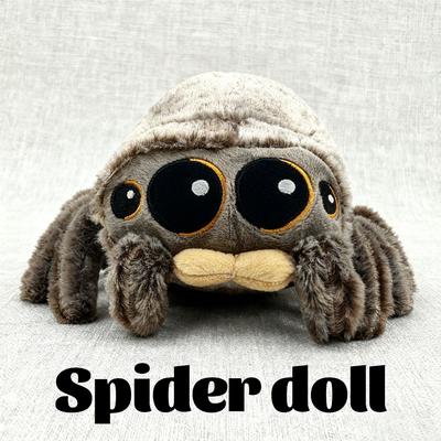 Doldurulmuş Yumuşak Hayvanlar Peluşlar Örümcek Oyuncak Siyah Küçük Lucas Simüle Yastık Bebek Anime Oyun Odası Yastık Dekor Çocuk Hediyesi