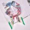 Korean Versatile Four seasons seasons Belt Chain Women's twill Decorative Small Silk Scarf Hair Band Binding Bag Handle Ribbon