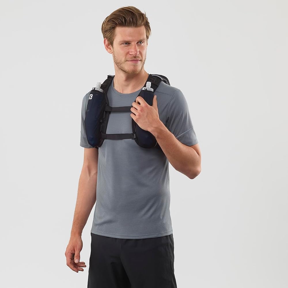 Salomon Agile 6 Hydration Pack Black 6L Lightweight Comfortable Running Gear