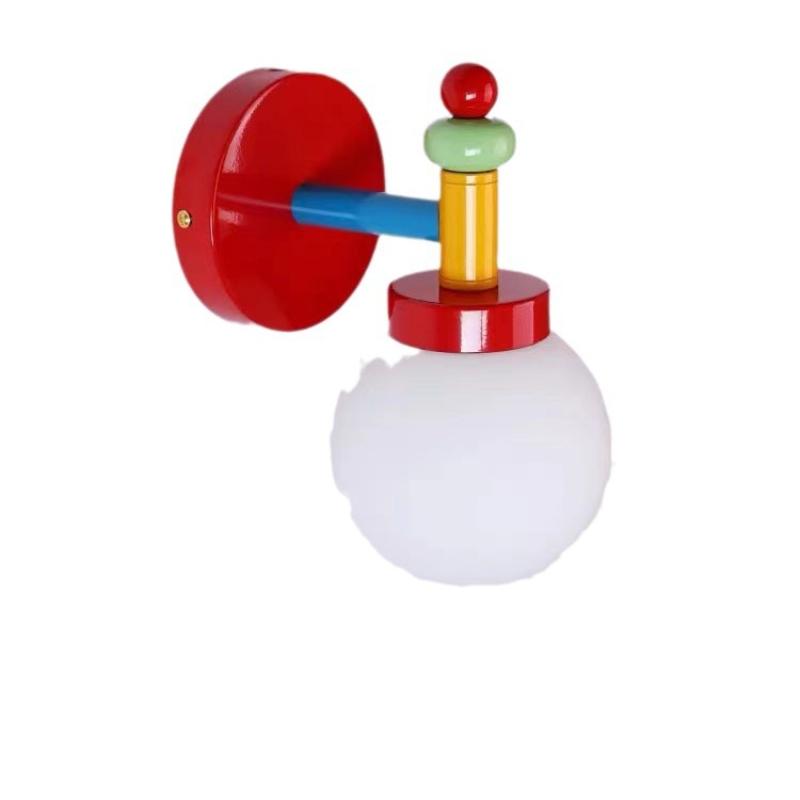 Memphis Retro Colorful Wall Lights Nordic Modern Wall Light for Home Bedside Aisle Room Decor Macarone Children's Room LED Light