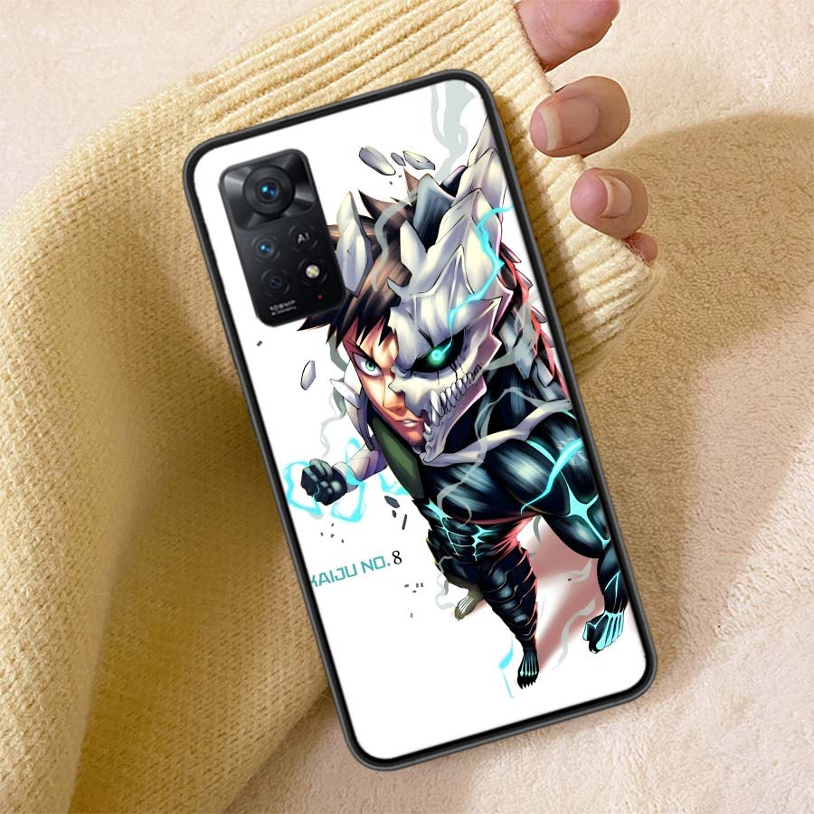 Kaiju No. 8 Anime Phone Case For Redmi Note 13 14 15 Pro Plus 12 13C 12C 15C 9 10 10C 9T 9C 9A TPU Soft Cover Clear Cell Cases S