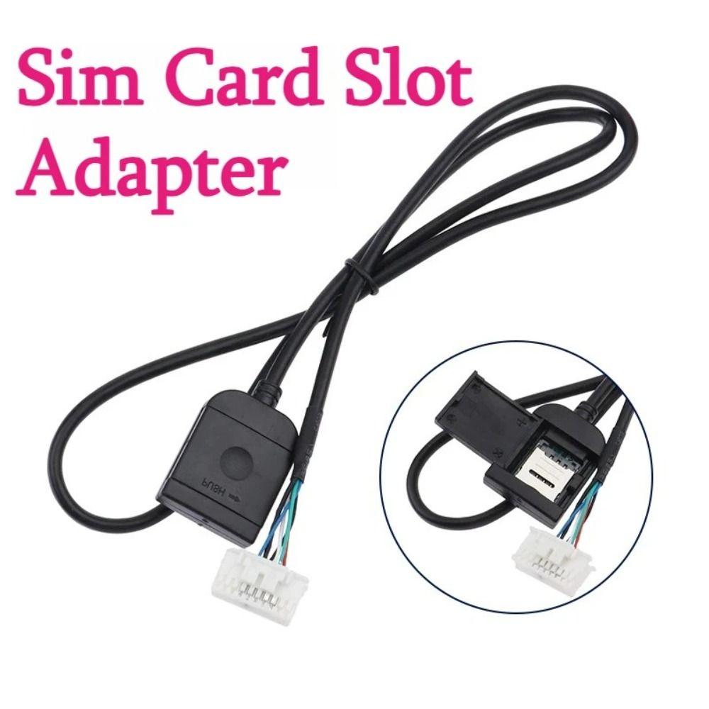 20 tűs interfész SIM kártyafoglalat kábel multimédiás rendszer SIM kártya adapter járműfrissítés