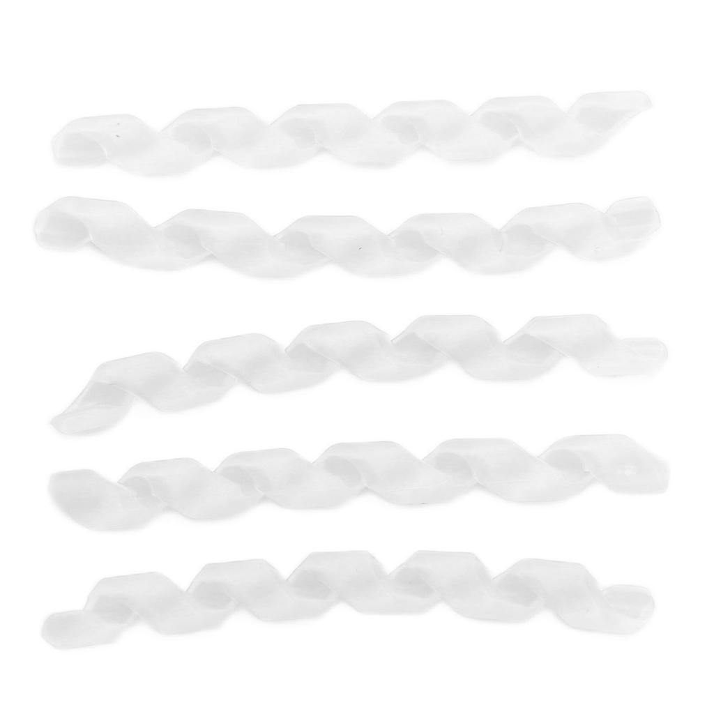 5 Pack Wrap Spiral Bicycle Cable Sleeve Anti Friction Durable Rubber Bicycle Cable Sleeve for Bike